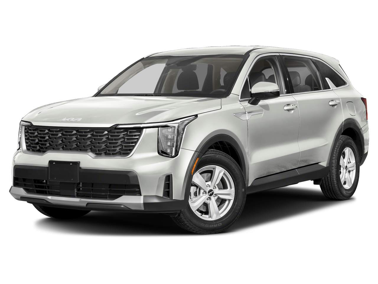 2026 Kia Sorento LX in Ivory — front three-quarter view