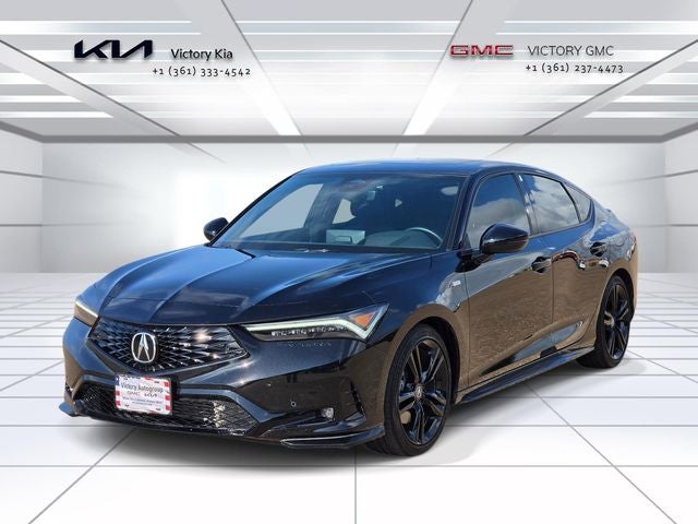 2026 Acura Integra A-Spec Tech Package in Black — front three-quarter view