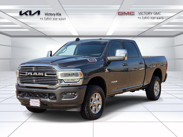 2024 RAM 2500 Laramie in Crystal Metallic — front three-quarter view