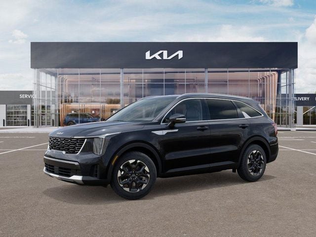 2025 Kia Sorento — rear three-quarter view
